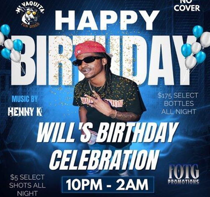 Will’s Birthday Celebration at Mi Vaquita Nightclub – Let’s Party!