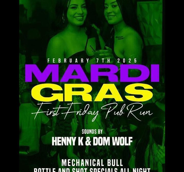Mardi gras pub run!